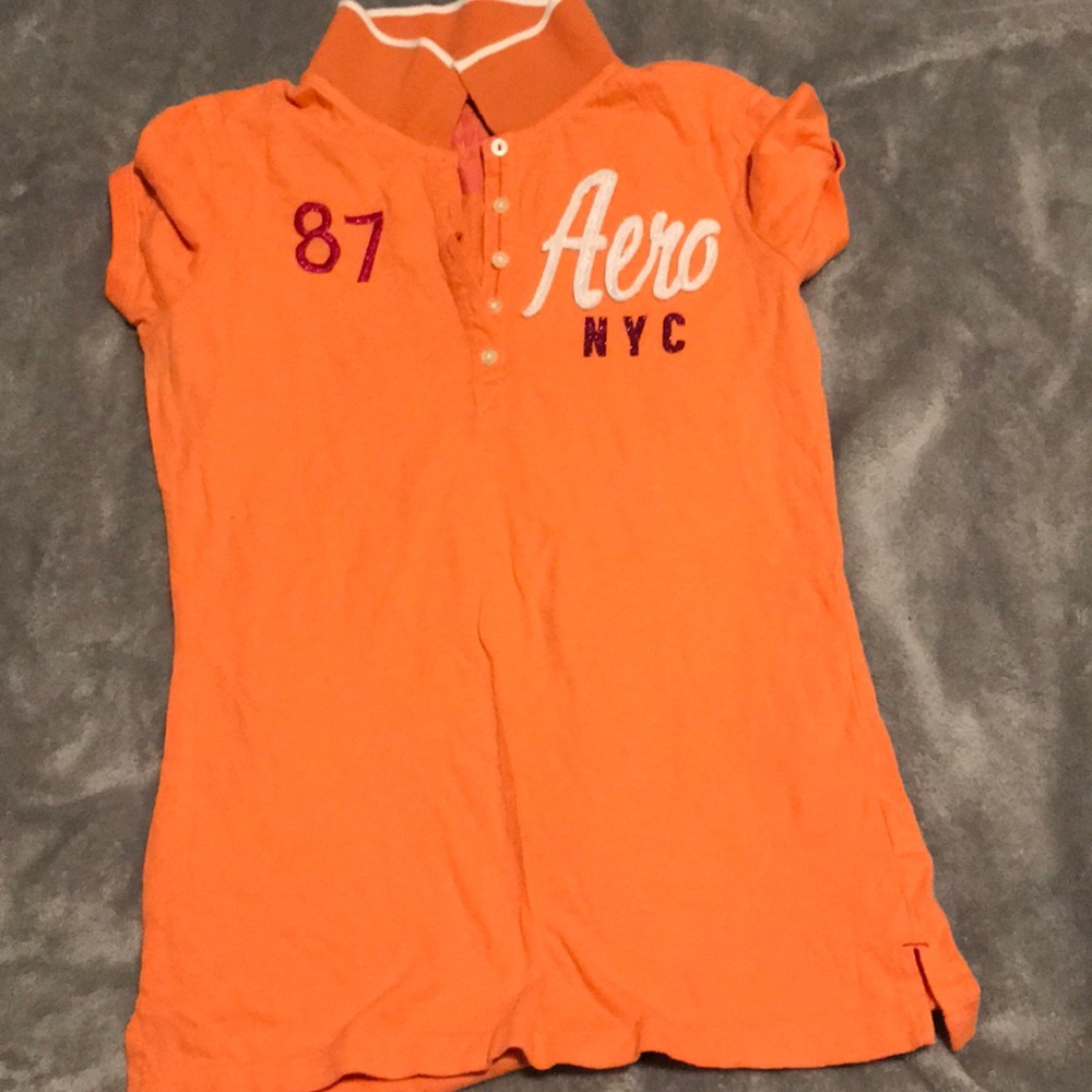 Orange Collar Shirt